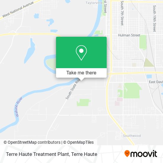 Terre Haute Treatment Plant map