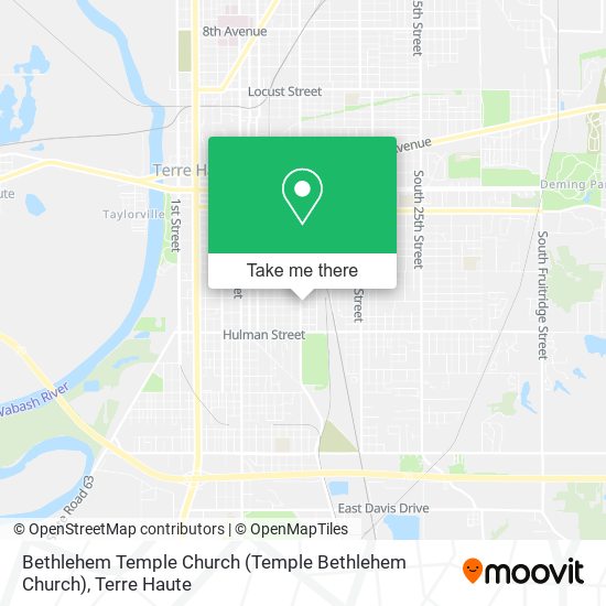 Bethlehem Temple Church map