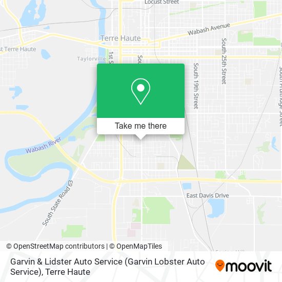 Mapa de Garvin & Lidster Auto Service