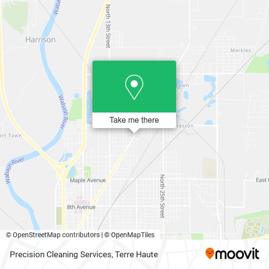 Precision Cleaning Services map