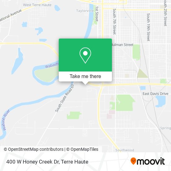 400 W Honey Creek Dr map