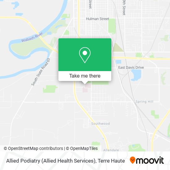 Allied Podiatry (Allied Health Services) map