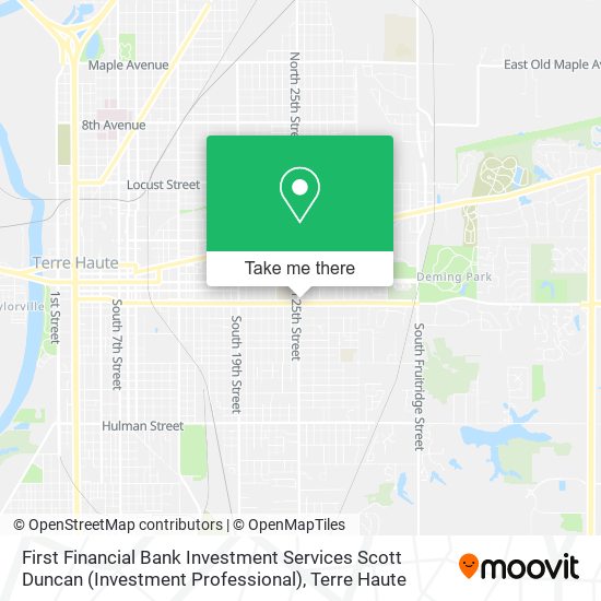 First Financial Bank Investment Services Scott Duncan (Investment Professional) map