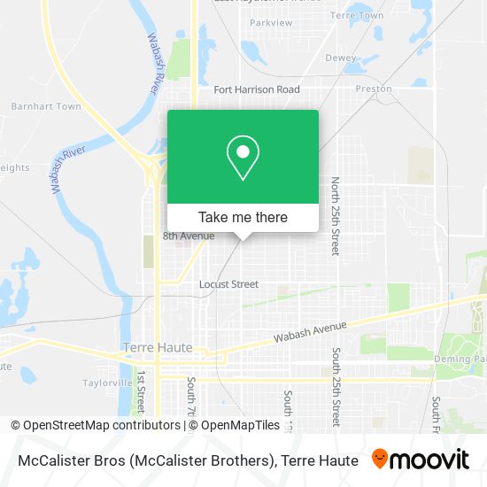 McCalister Bros (McCalister Brothers) map