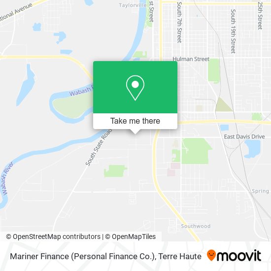 Mariner Finance (Personal Finance Co.) map