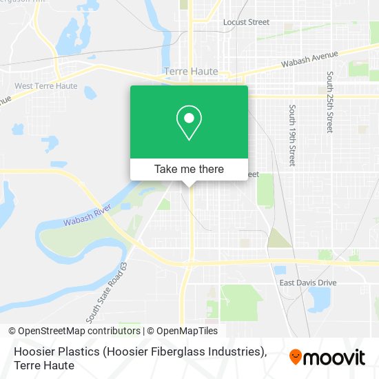 Hoosier Plastics (Hoosier Fiberglass Industries) map