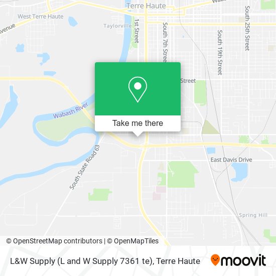 L&W Supply (L and W Supply 7361 te) map