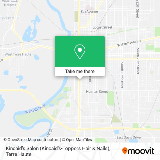Kincaid's Salon (Kincaid's-Toppers Hair & Nails) map