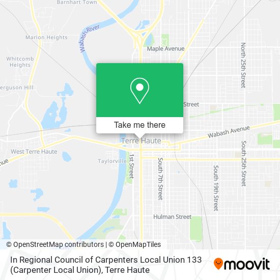 In Regional Council of Carpenters Local Union 133 (Carpenter Local Union) map