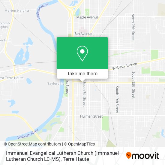 Immanuel Evangelical Lutheran Church (Immanuel Lutheran Church LC-MS) map