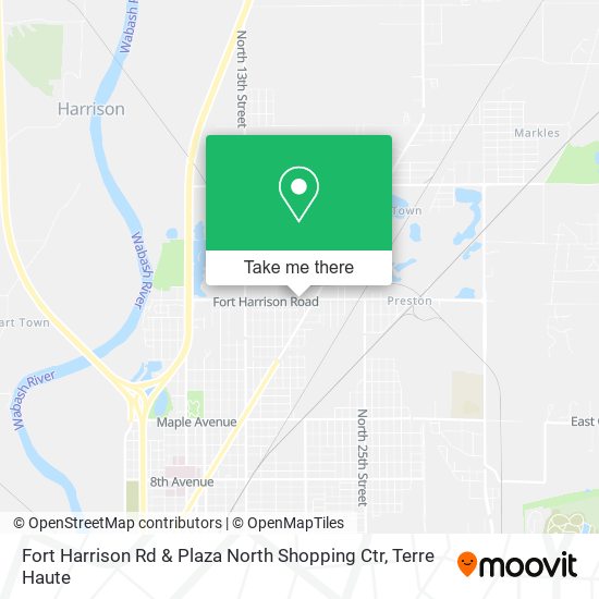 Fort Harrison Rd & Plaza North Shopping Ctr map