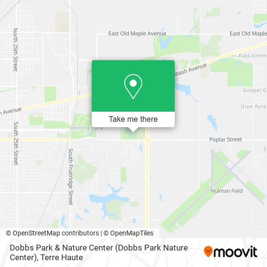 Dobbs Park & Nature Center map