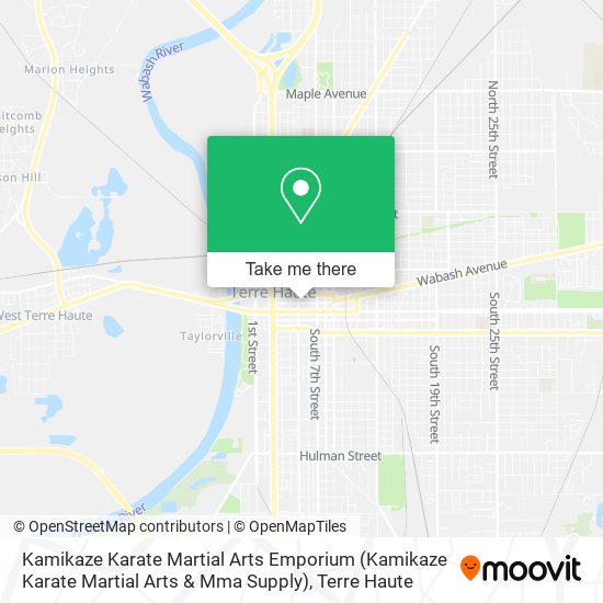 Kamikaze Karate Martial Arts Emporium (Kamikaze Karate Martial Arts & Mma Supply) map
