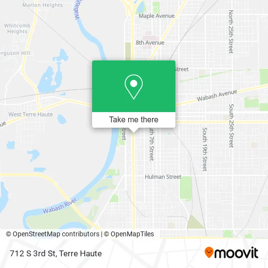 Mapa de 712 S 3rd St