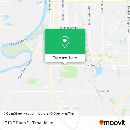 710 E Davis Dr map