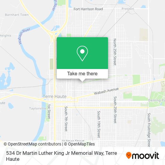 534 Dr Martin Luther King Jr Memorial Way map