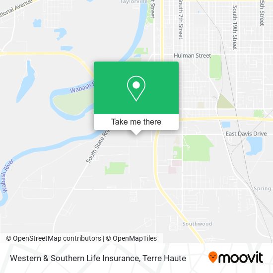 Western & Southern Life Insurance map