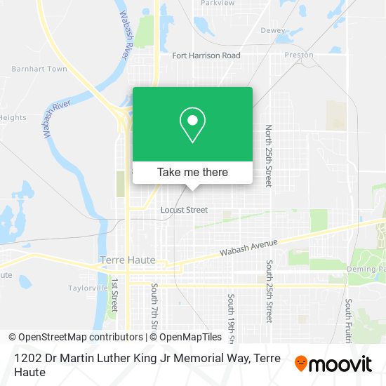 1202 Dr Martin Luther King Jr Memorial Way map
