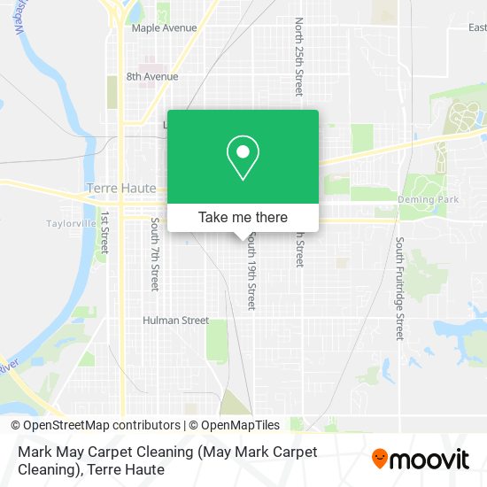 Mark May Carpet Cleaning map