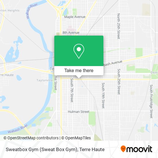 Sweatbox Gym (Sweat Box Gym) map