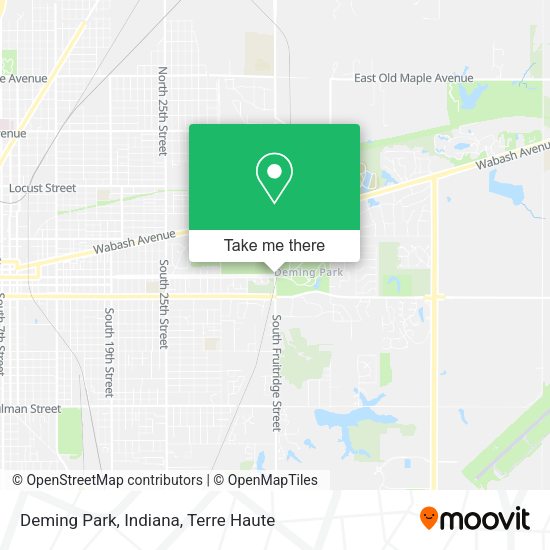 Deming Park, Indiana map