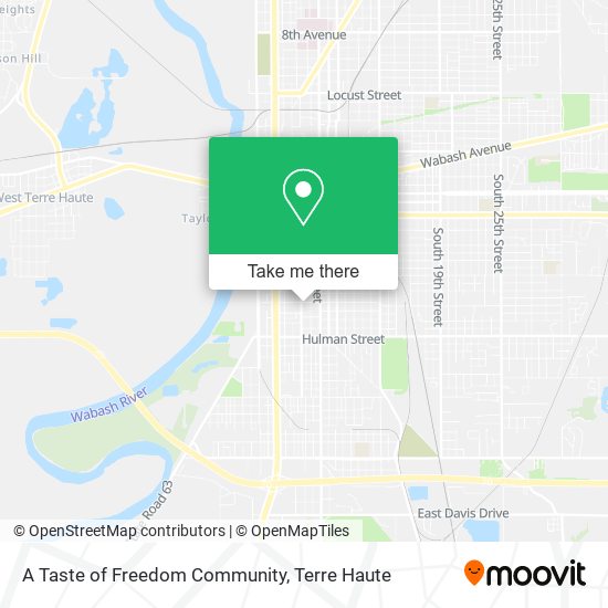 Mapa de A Taste of Freedom Community