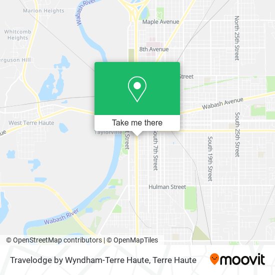 Mapa de Travelodge by Wyndham-Terre Haute