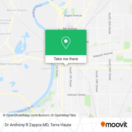 Dr Anthony R Zappia MD map