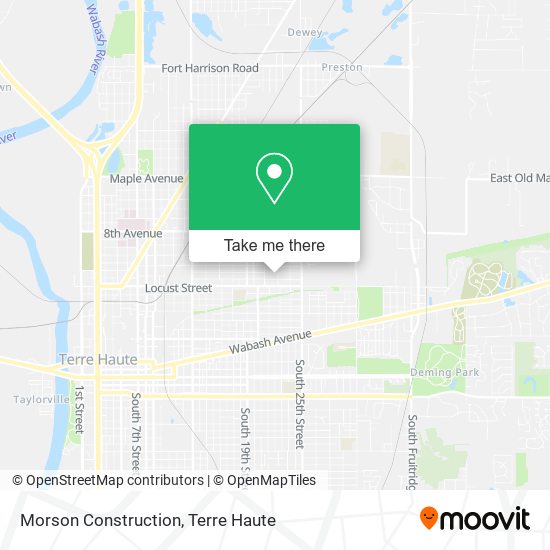 Morson Construction map