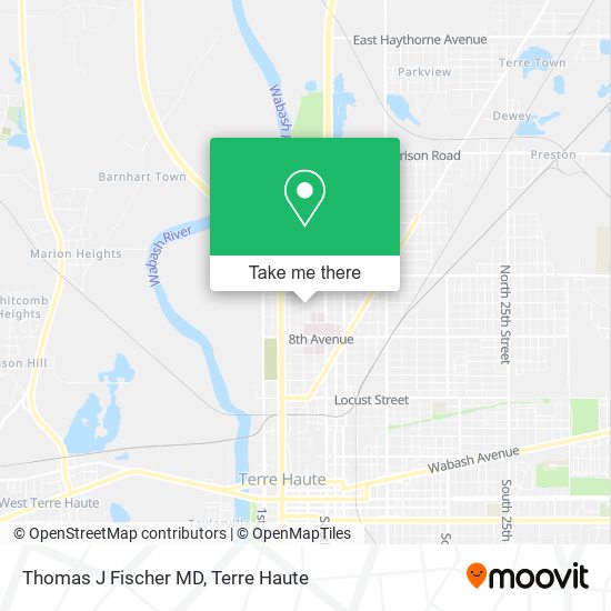 Thomas J Fischer MD map