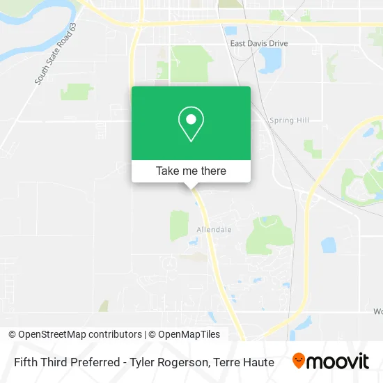 Mapa de Fifth Third Preferred - Tyler Rogerson