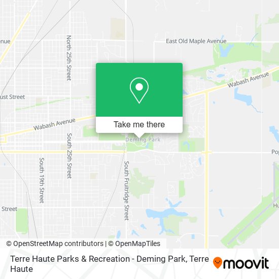 Terre Haute Parks & Recreation - Deming Park map
