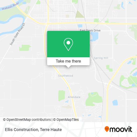 Ellis Construction map