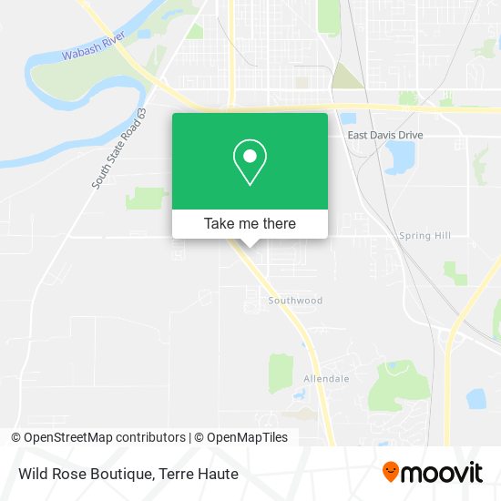 Wild Rose Boutique map