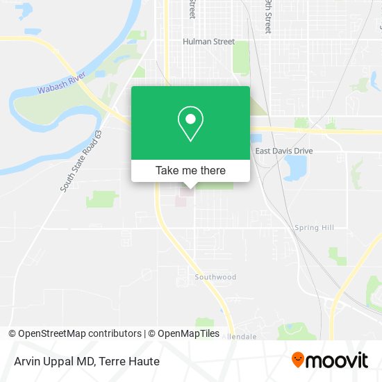 Arvin Uppal MD map