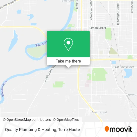 Quality Plumbing & Heating map