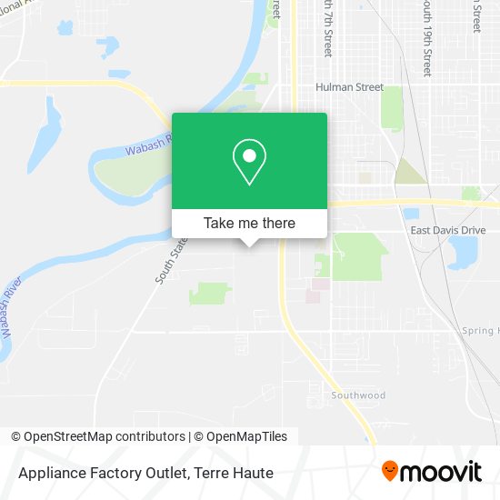 Appliance Factory Outlet map