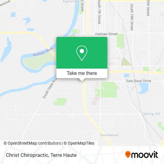 Christ Chiropractic map