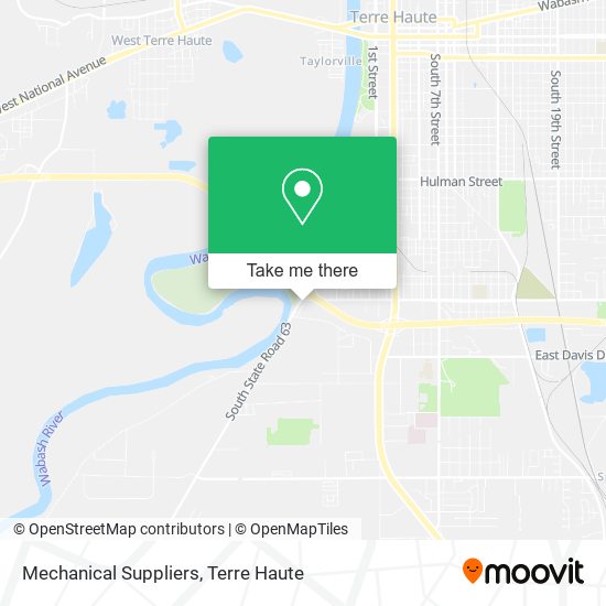 Mechanical Suppliers map