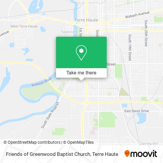 Mapa de Friends of Greenwood Baptist Church