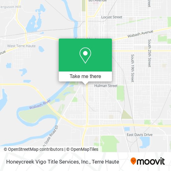 Honeycreek Vigo Title Services, Inc. map