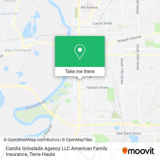 Candis Grinslade Agency LLC American Family Insurance map