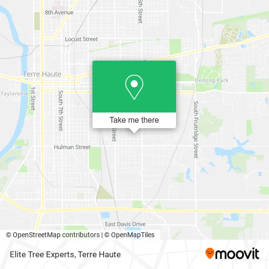 Elite Tree Experts map