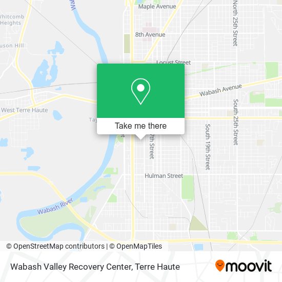 Wabash Valley Recovery Center map