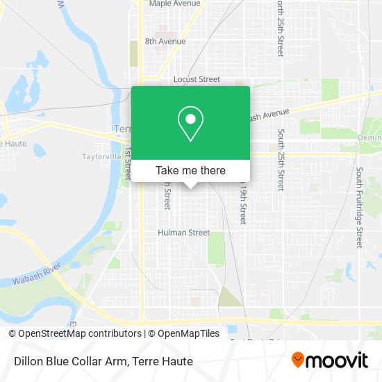 Mapa de Dillon Blue Collar Arm
