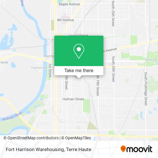 Mapa de Fort Harrison Warehousing