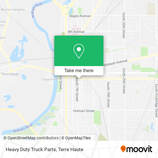 Heavy Duty Truck Parts map