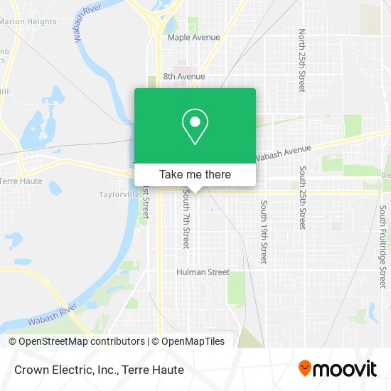 Crown Electric, Inc. map