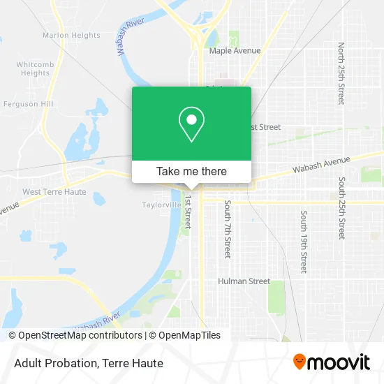 Mapa de Adult Probation