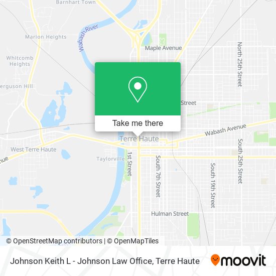 Johnson Keith L - Johnson Law Office map